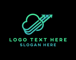 Logistics - Arrow Cloud Ventilation logo design