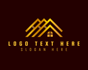 Real Estate - Realty Roof Construction logo design
