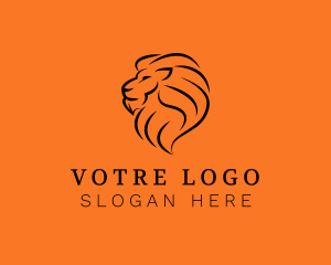 Carnivore - Lion Bank Agency logo design