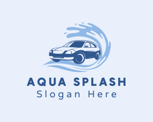 Automotive Car Wash Splash logo design