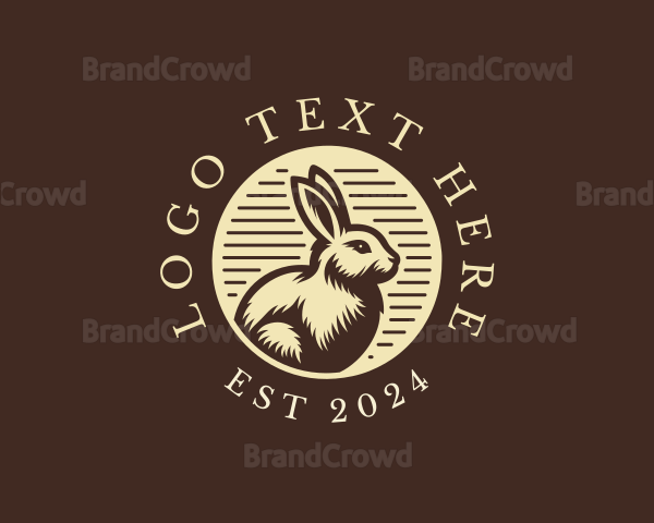 Bunny Rabbit Animal Logo