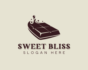 Chocolatier - Chocolate Bar Candy Snack logo design