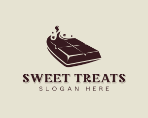 Confection - Chocolate Bar Candy Snack logo design