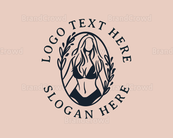 Beauty Woman Bikini Logo