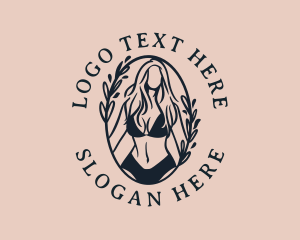 Girl - Beauty Woman Bikini logo design