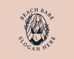 Beauty Woman Bikini logo design