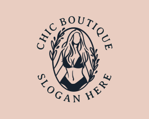 Chic - Beauty Woman Bikini logo design