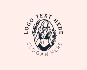 Woman - Beauty Woman Bikini logo design