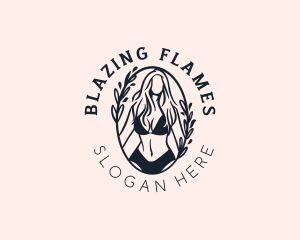 Beauty Woman Bikini logo design