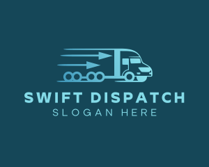 Dispatcher - Freight Arrow Truck logo design