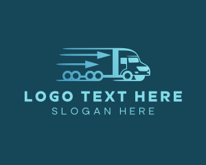Freight - Freight Arrow Truck logo design