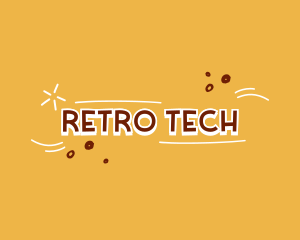 Retro Funky Brand logo design