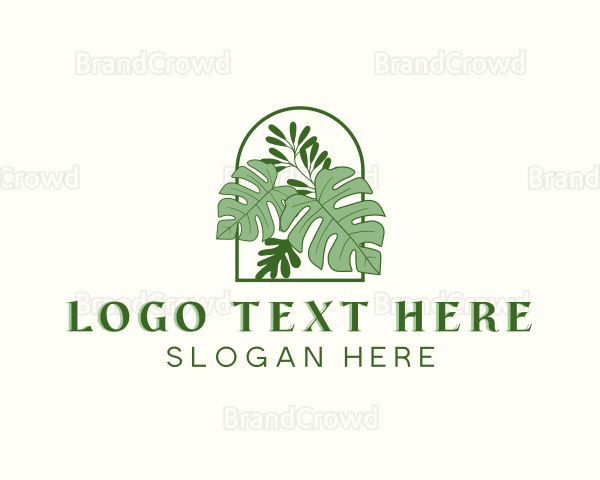 Botanical Leaf Garden Logo