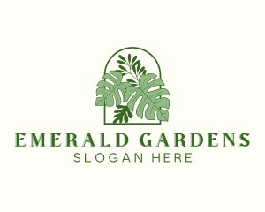 Botanical Leaf Garden logo design