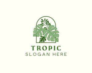 Botanical Leaf Garden logo design