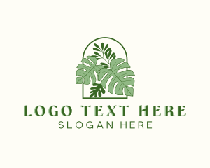 Decorative - Botanical Leaf Garden logo design