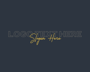 Style - Generic Signature Business logo design