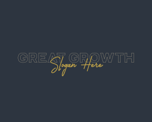 Generic Signature Business logo design