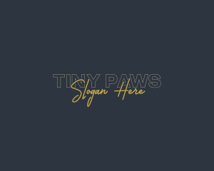 Generic Signature Business logo design