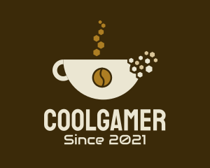 Espresso - Coffee Cup Pixel logo design