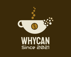 Coffee Mug - Coffee Cup Pixel logo design