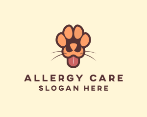 Animal Dog Paw logo design