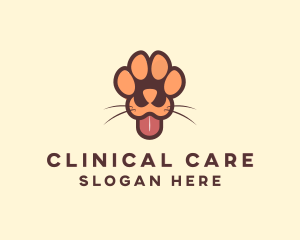 Animal Dog Paw logo design