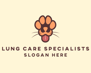 Animal Dog Paw logo design