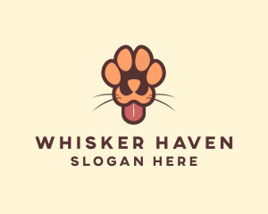 Animal Dog Paw logo design