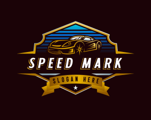 Driving Car Detailing logo design