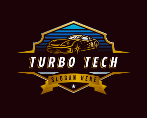 Turbo - Driving Car Detailing logo design