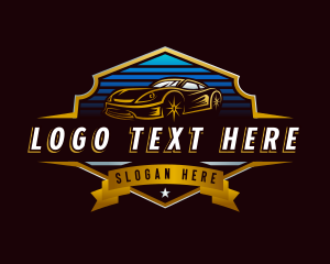 Machine - Driving Car Detailing logo design