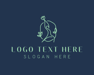 Zen - Yoga Floral Spa logo design