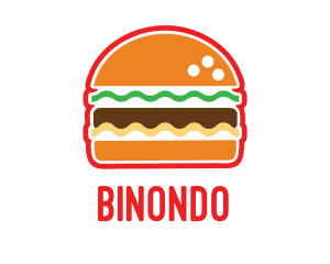 Fast Food Burger Logo