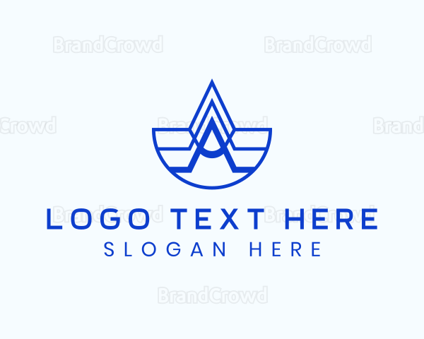 Letter A Startup Company Logo