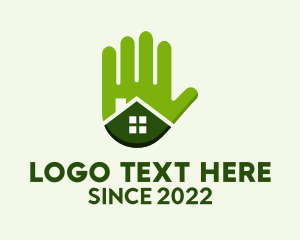 Green - Green Hand Real Estate logo design