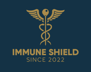 Immunologist - Medical Doctor Symbol logo design