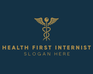 Internist - Medical Doctor Symbol logo design