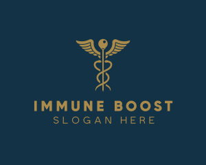 Immunologist - Medical Doctor Symbol logo design