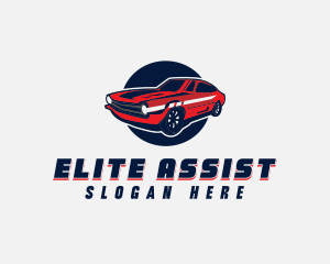 Automotive Car Transport logo design