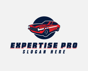 Automotive Car Transport logo design