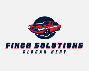 Automotive Car Transport logo design