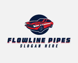 Automotive Car Transport logo design