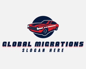 Automotive Car Transport logo design