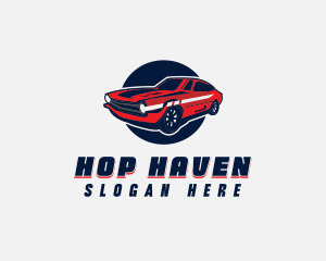 Automotive Car Transport logo design