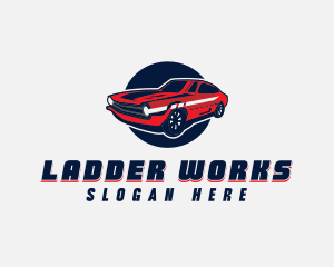 Automotive Car Transport logo design