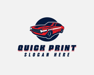 Automotive Car Transport logo design