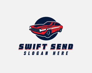 Automotive Car Transport logo design