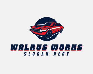 Automotive Car Transport logo design