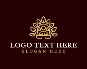 Tribal - Yoga Meditation Wellness logo design